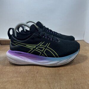 Asics Gel-Nimbus 23 Women Size 7 Black Running Shoes